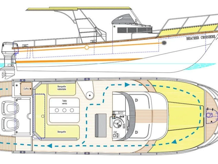 Wynajmij Motorówka z lub bez skippera Beacher w Arcachon