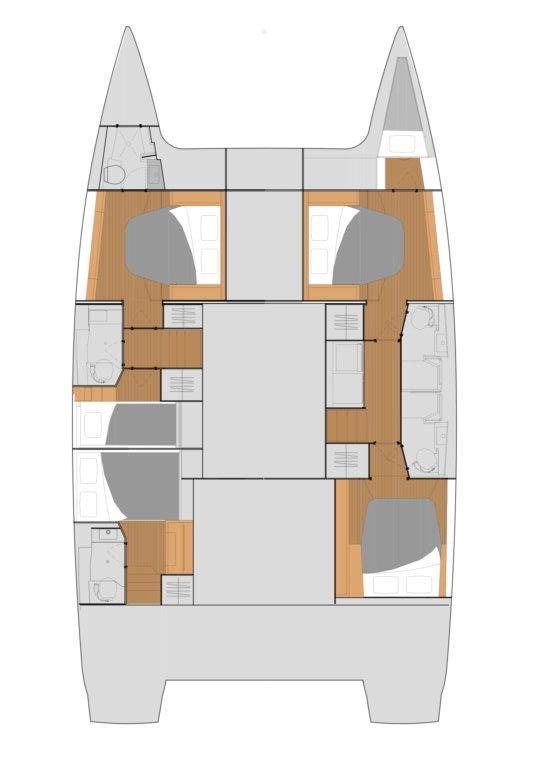 Fountaine Pajot Tanna 47 między profesjonalistami a osobami prywatnymi w Road Town