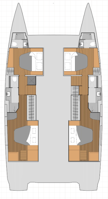 Fountaine Pajot Aura 51 między profesjonalistami a osobami prywatnymi w Road Town