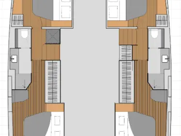 Fountaine Pajot Aura 51 między profesjonalistami a osobami prywatnymi w Road Town