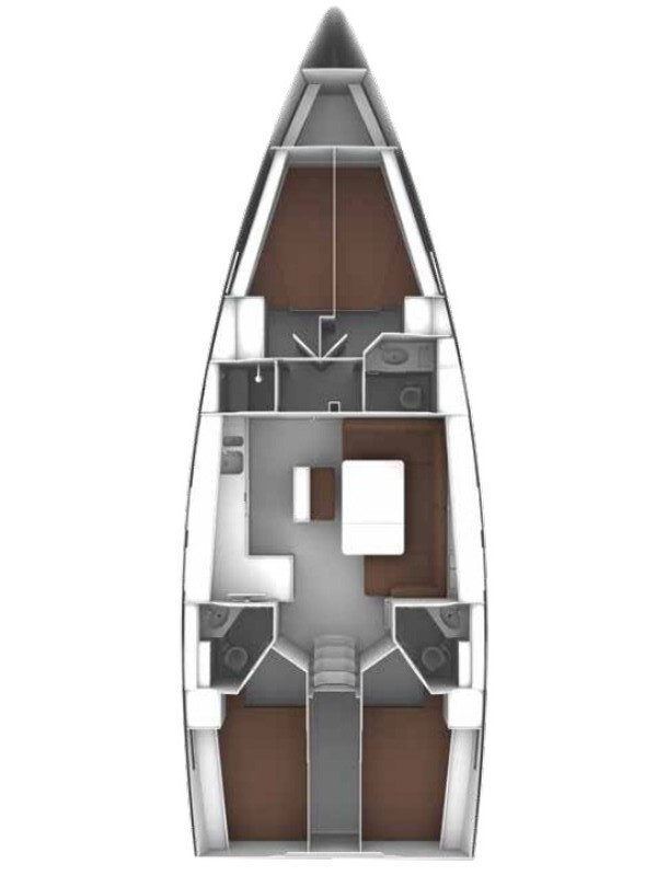 Bavaria Cruiser 46 Style między profesjonalistami a osobami prywatnymi w Lavrio