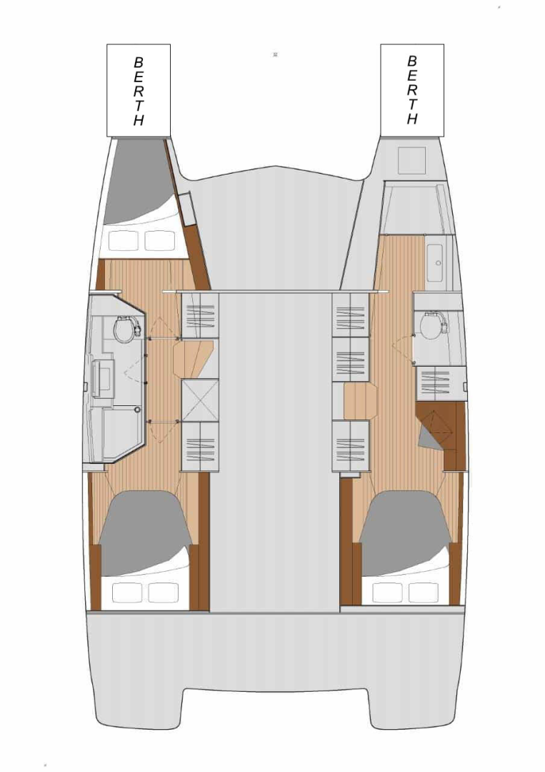 Wynajem Katamaran Fountaine Pajot z patentem 