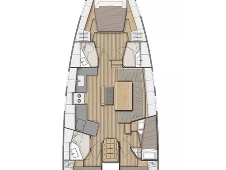 Wynajem łodzi Bénéteau Oceanis 46.1 w Alimos na SamBoat 
