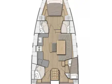 Wynajem łodzi Bénéteau Oceanis 46.1 w Alimos na SamBoat 