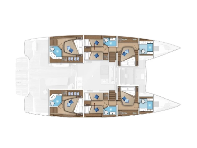 Wynajem łodzi Lagoon Lagoon 55 w Olbia na SamBoat 
