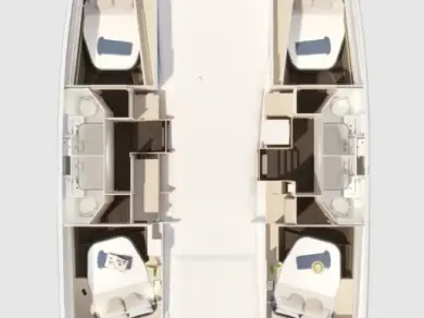 Wynajmij Fountaine Pajot Fountaine Pajot FP 44 Quatuor - 4 cab. w Frenchtown