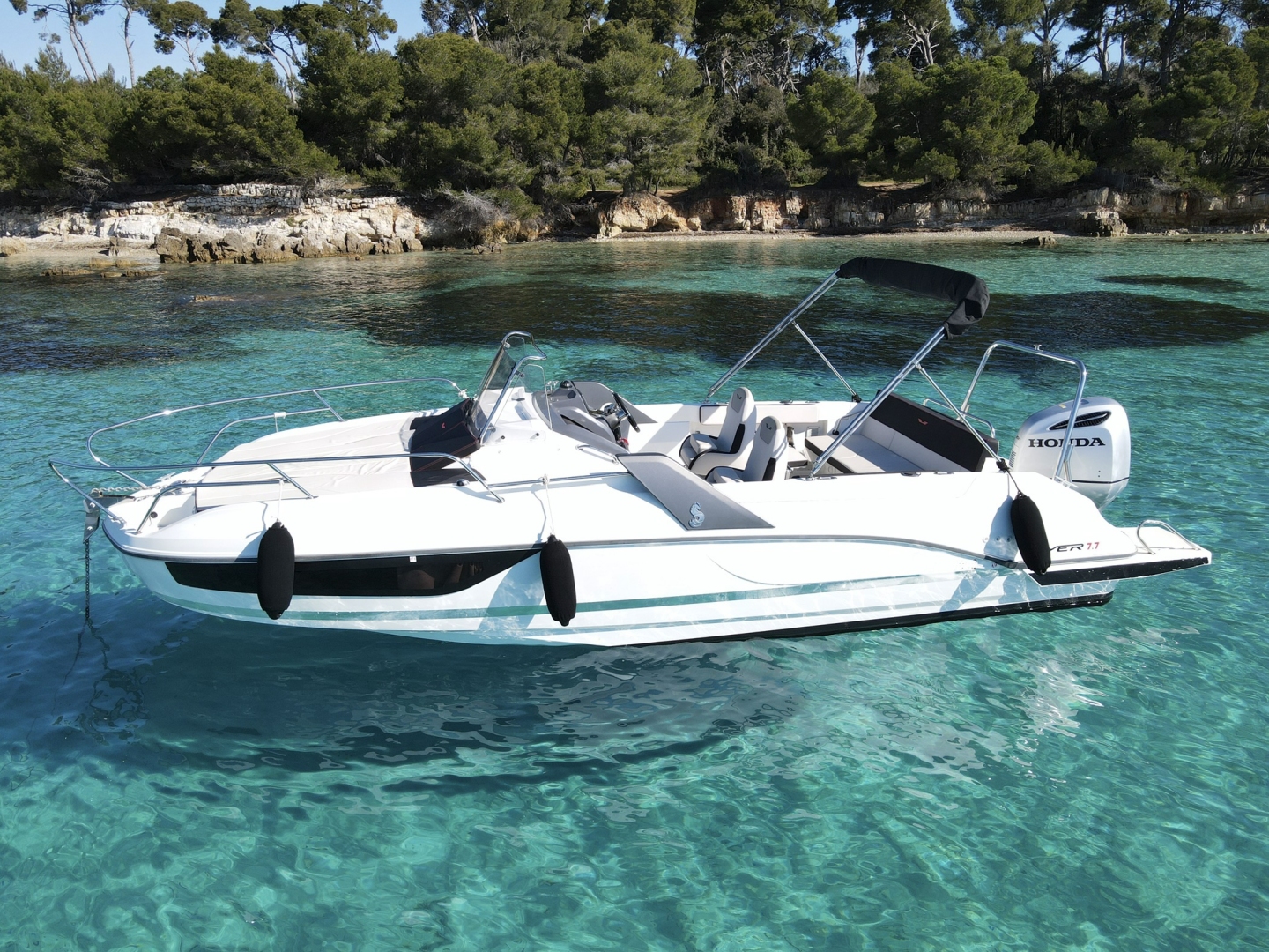 Wynajem w Mandelieu-la-Napoule- Bénéteau Flyer 7.7 SUNdeck na SamBoat