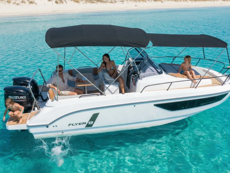 Wynajem w Ibiza Town- Bénéteau FLYER 9 SUNdeck na SamBoat