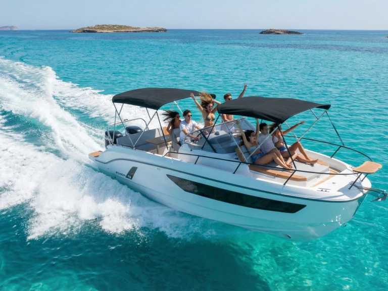 Wynajem łodzi Ibiza Town tanio FLYER 9 SUNdeck