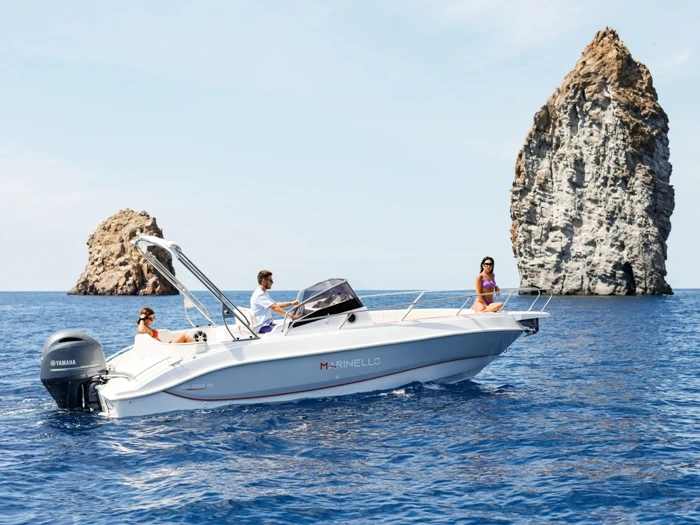 Wynajem Motorówka Marinello z patentem 