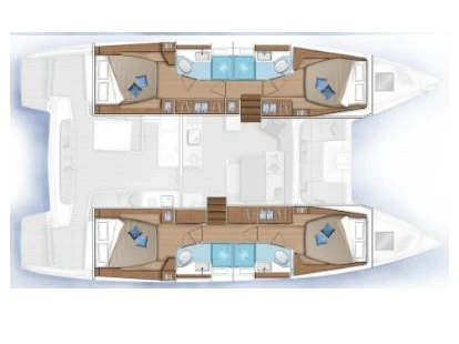 Wynajmij Katamaran z lub bez skippera Lagoon w Gouvia