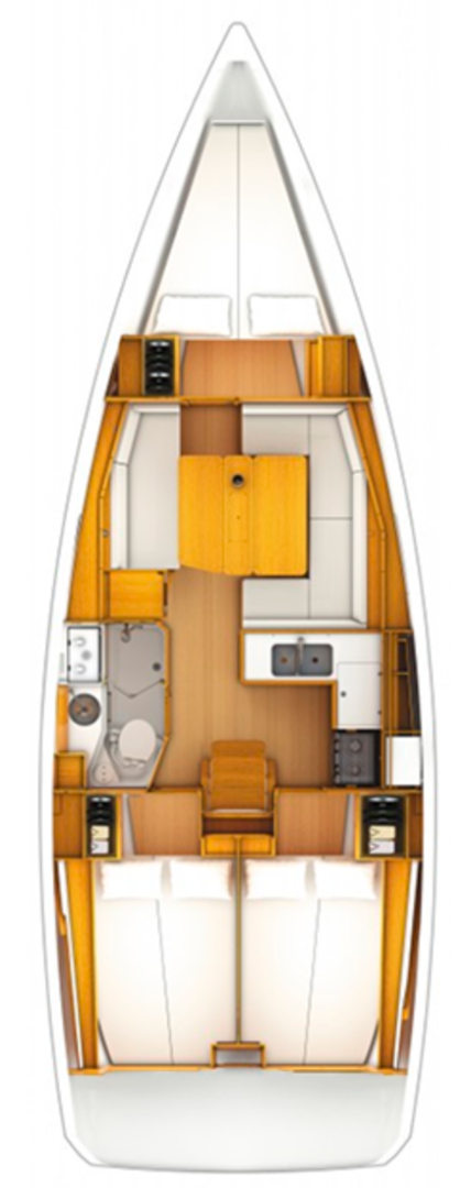Wynajem w Gouvia- Jeanneau Sun Odyssey 389 na SamBoat