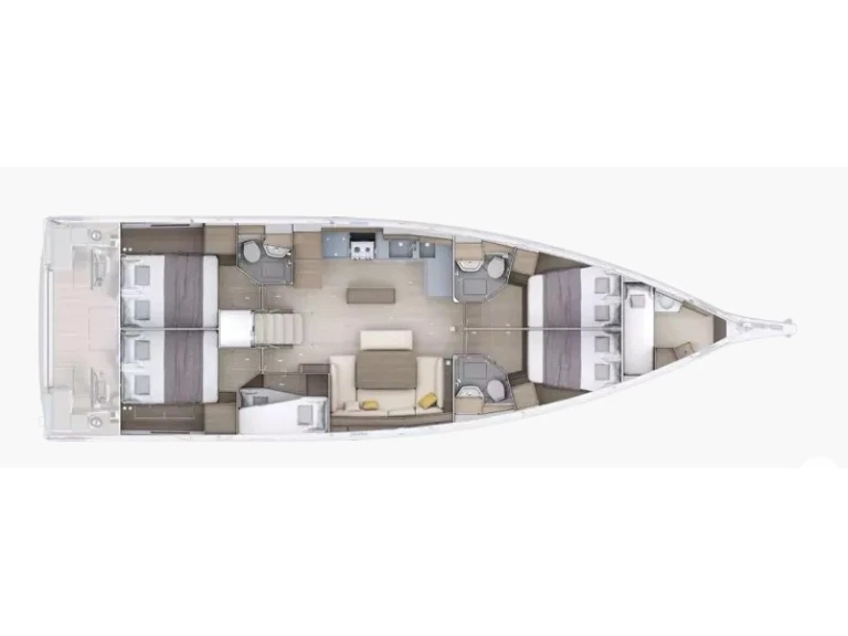 Wynajem w Gouvia- Bénéteau Oceanis 52 - 6 cab. na SamBoat