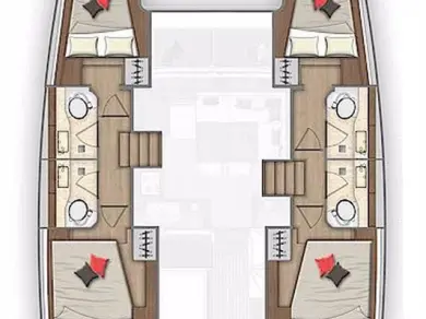 Wynajem Katamaran Lagoon z patentem 