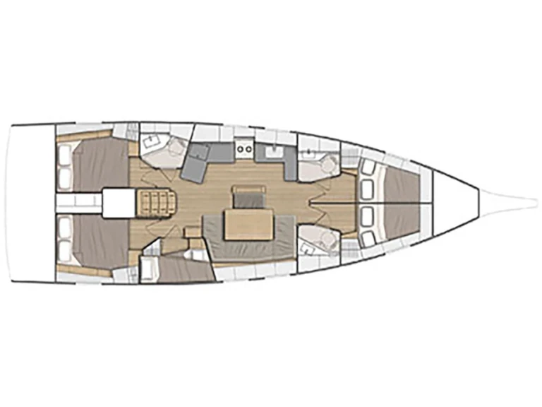 Wynajem łodzi Lefkáda tanio Oceanis 46.1