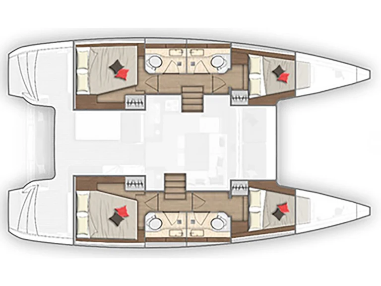 Wynajem łodzi Gouvia tanio Lagoon 40