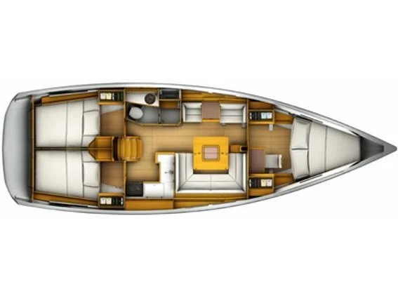 Wynajem łodzi Jeanneau Sun Odyssey 419 (3 cab. 1WC) w Propriano na SamBoat 