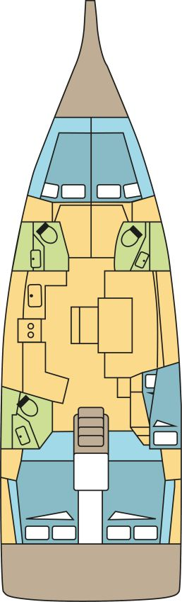 Wynajem Żaglowiec w Kos - Bénéteau Oceanis 46.1