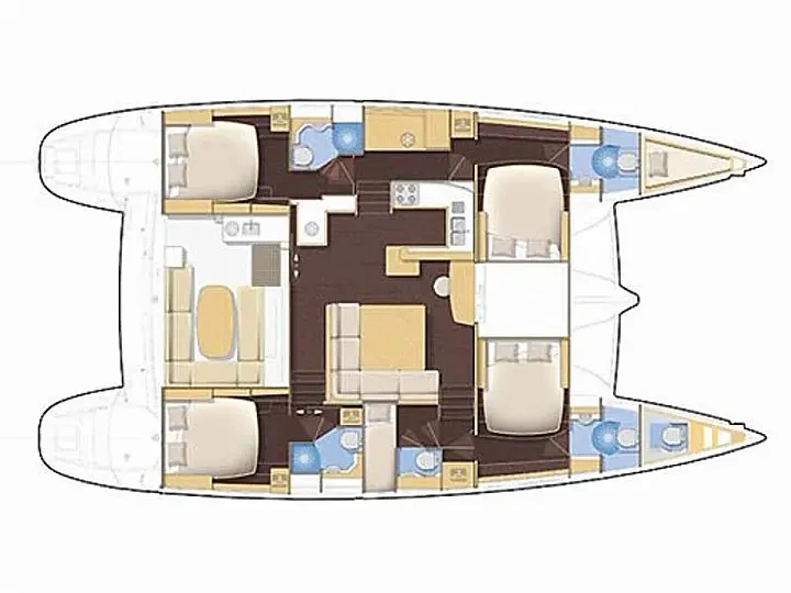 Wynajem łodzi Alimos tanio Lagoon 500