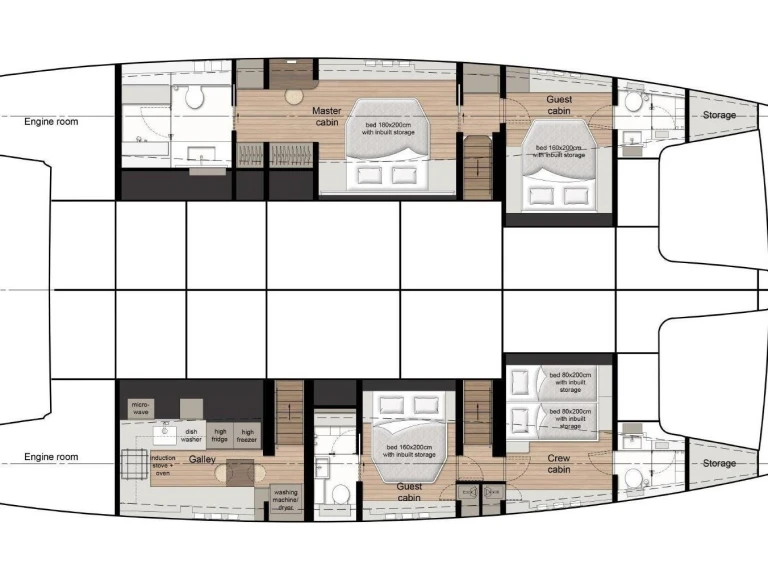 Wynajem Katamaran Sunreef z patentem 