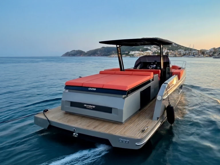 Wynajem Motorówka De Antonio z patentem 