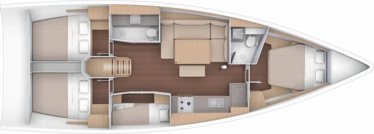 Wynajem łodzi Dufour Dufour 430 Grand Large w Procida na SamBoat 