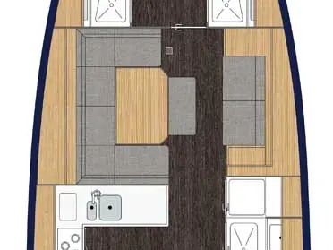 Bavaria Bavaria C45 między profesjonalistami a osobami prywatnymi w Gouvia