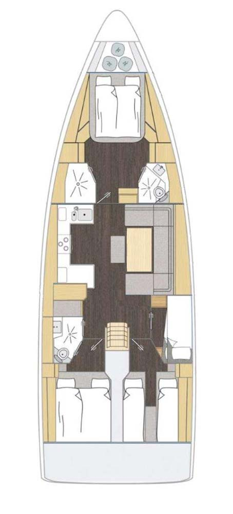 Wynajem Żaglowiec w Murter-Kornati - Bavaria Bavaria C46