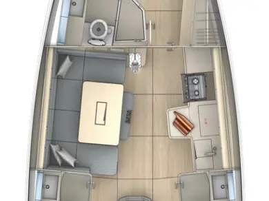 Wynajem łodzi Trogir tanio Dufour 41