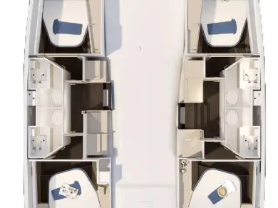 Fountaine Pajot Fountaine Pajot FP 41 Quatuor 4 między profesjonalistami a osobami prywatnymi w Biograd na Moru