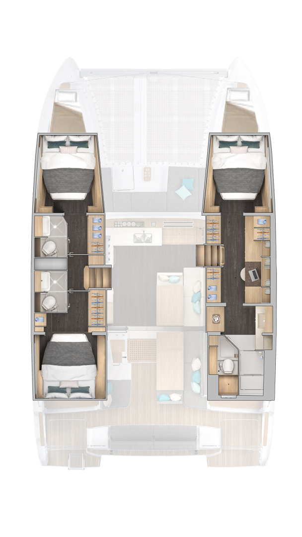 Wynajem łodzi Lagoon Lagoon 43 w Sibenik na SamBoat 