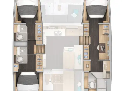 Wynajem łodzi Lagoon Lagoon 43 w Sibenik na SamBoat 