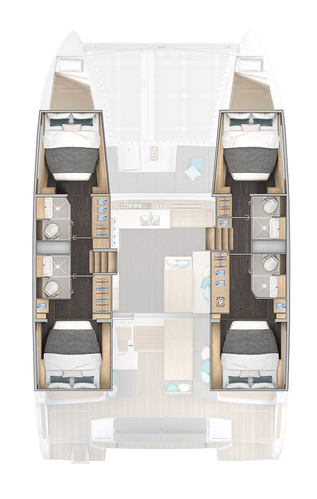 Wynajem Katamaran Lagoon z patentem 