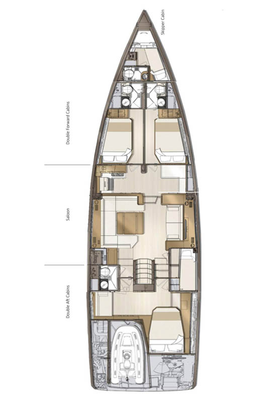 Jeanneau Jeanneau 60 między profesjonalistami a osobami prywatnymi w Alimos