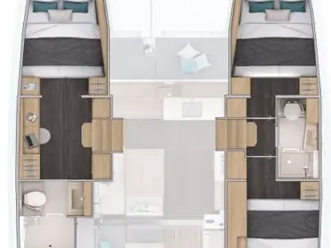 Wynajem w Alimos- Lagoon Lagoon 38 - 3 + 2 cab. na SamBoat