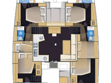 Wynajem Katamaran w Alimos - Lagoon Lagoon 52 F