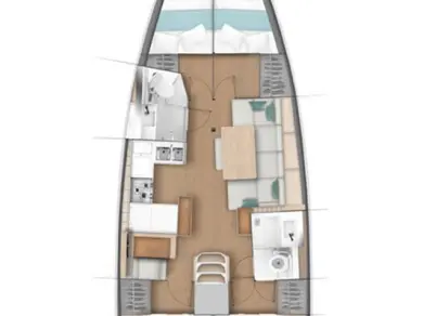 Wynajem Żaglowiec w Donji Seget - Jeanneau Sun Odyssey 440