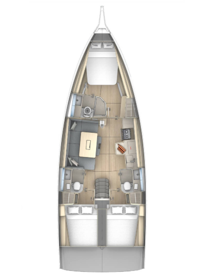 Dufour Dufour 41 między profesjonalistami a osobami prywatnymi w Alimos
