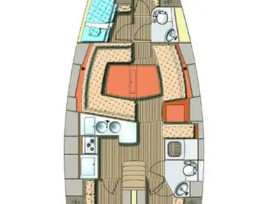 Elan Impression 45 między profesjonalistami a osobami prywatnymi w Biograd na Moru