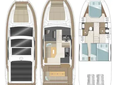 Wynajem Luksusowy jacht w Biograd na Moru - Sealine Sealine C390