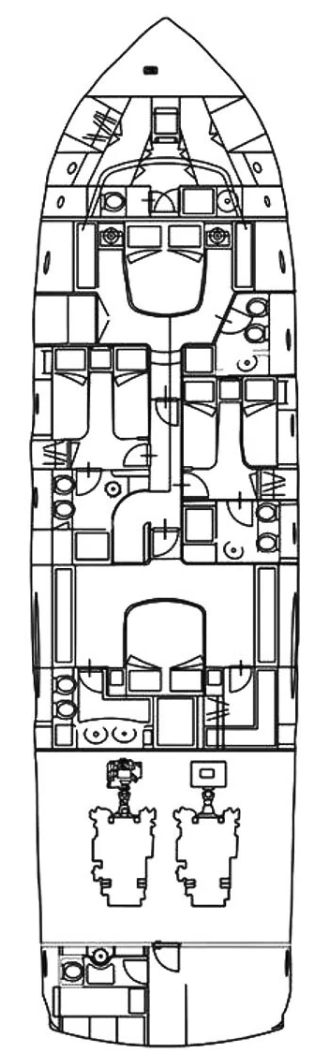 Wynajmij Luksusowy jacht z lub bez skippera Spertini Alalunga w Elliniko