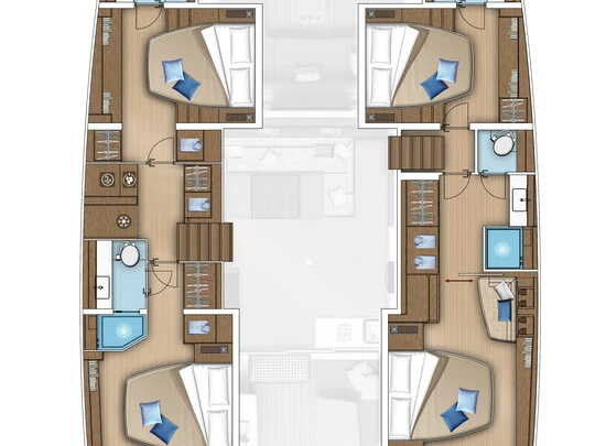Wynajem w Gouvia- Lagoon Lagoon 55 na SamBoat