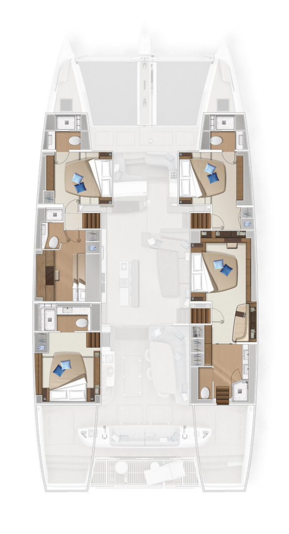 Wynajem Katamaran w Alimos - Lagoon Lagoon Sixty 5