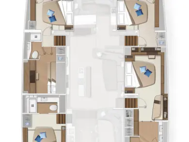 Wynajem Katamaran w Alimos - Lagoon Lagoon Sixty 5