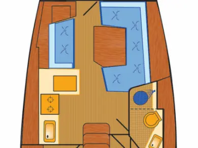 Wynajem Żaglowiec Bénéteau z patentem 