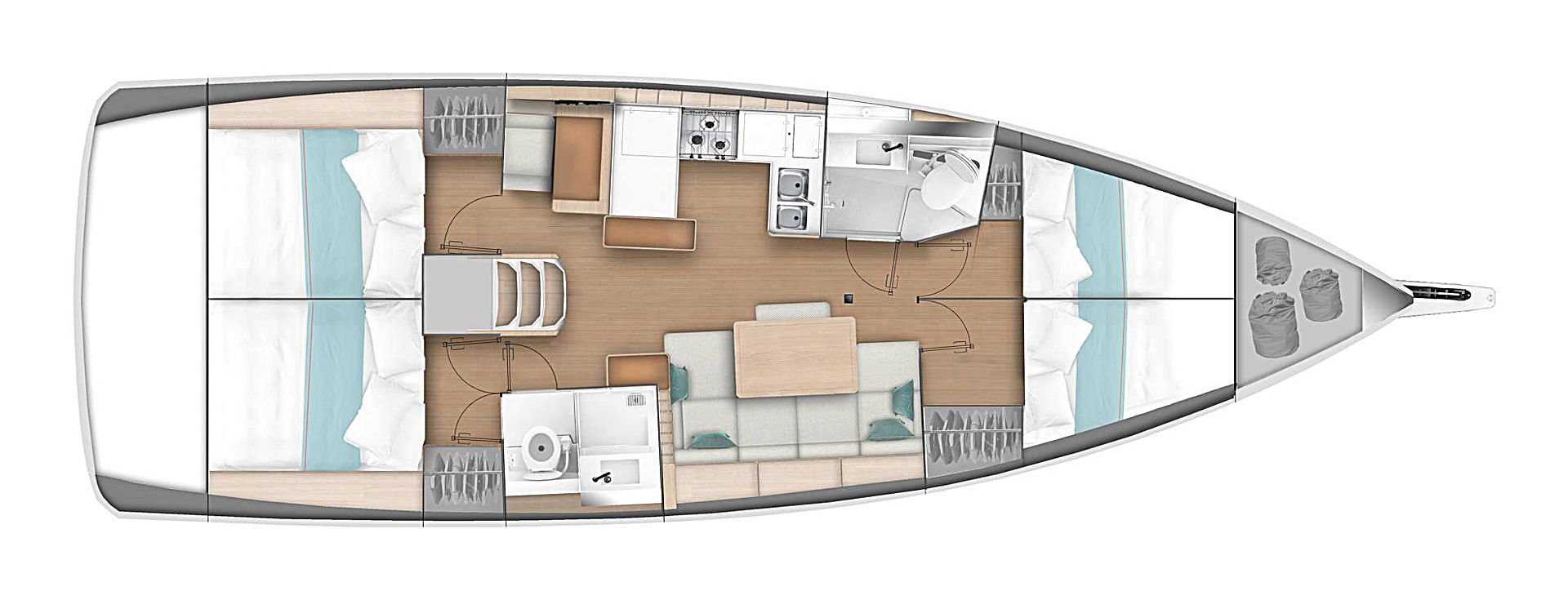Wynajem łodzi Biograd na Moru tanio Sun Odyssey 440