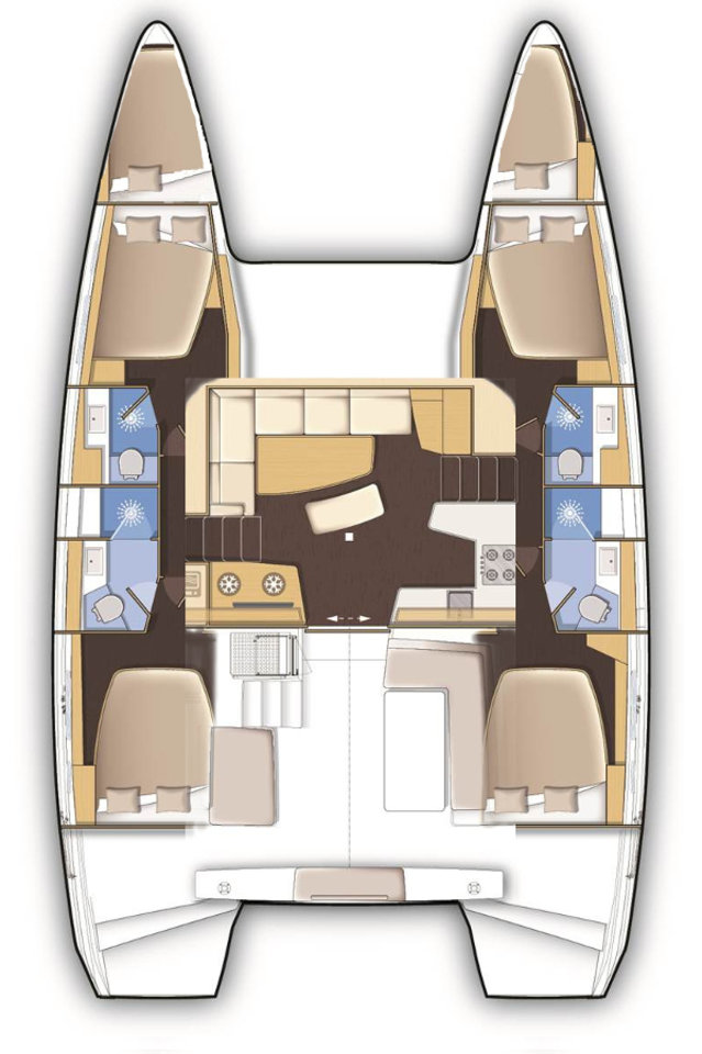 Wynajem łodzi Alimos tanio Lagoon 42