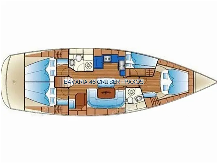 Wynajem Żaglowiec w Gouvia - Bavaria Cruiser 46