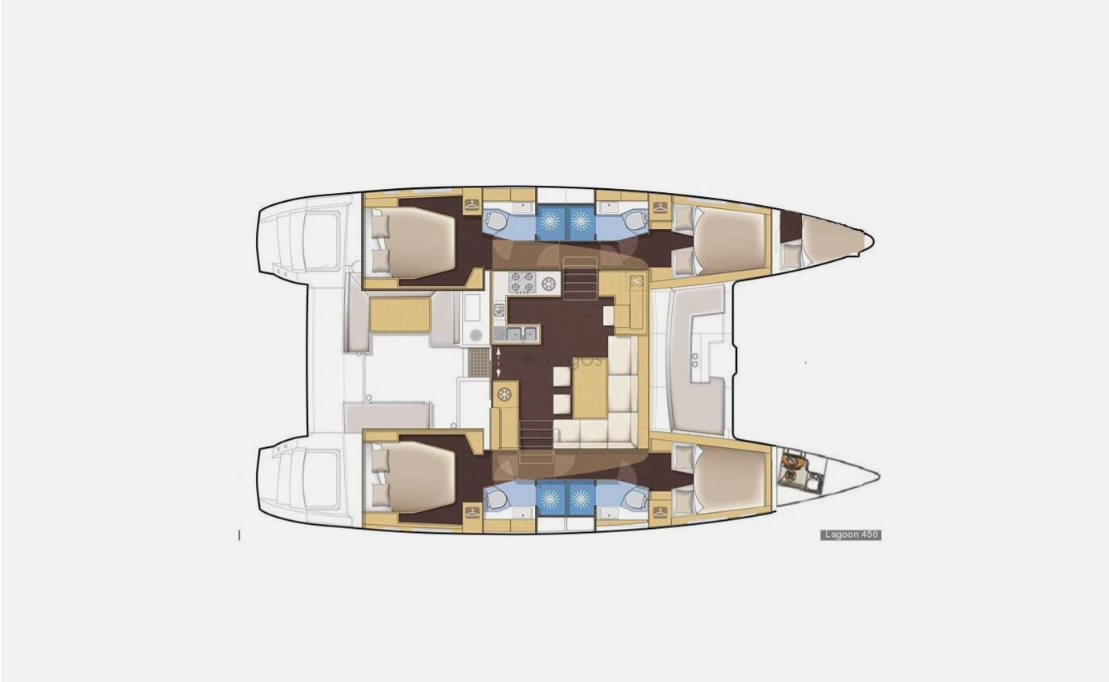 Wynajem w Lefkáda- Lagoon Lagoon 450 F na SamBoat