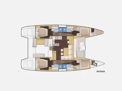 Wynajem w Lefkáda- Lagoon Lagoon 450 F na SamBoat
